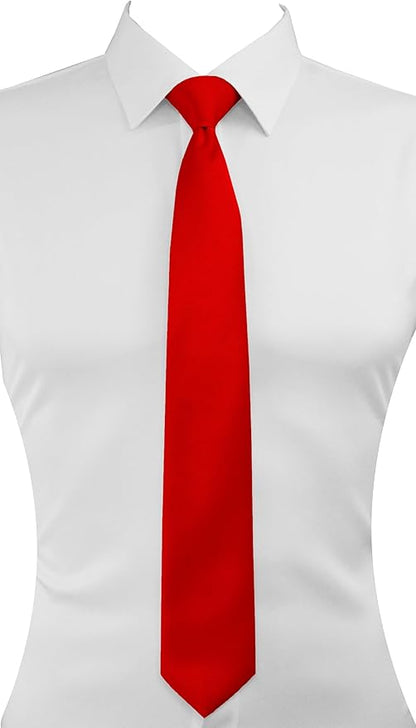 Dibi Solid Color Ties for Men, Formal Mens Ties, Neck Tie, Classic Tie for Boys Women Teens, Wedding Business Costume Necktie