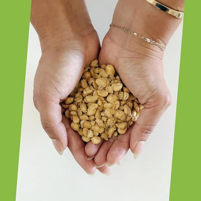Snack Festive Gourmet Cream Pack Roasted Chickpea Snacks, 8 Bags 1 oz Crunchy Protein Garbanzo Beans, Healthy Nut Free Vegan Non-GMO Soy-Free Balanced Macro