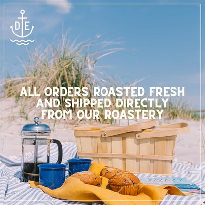 Downeast Coffee Roasters Whole Bean Coffee - Morning Breakfast Blend, Light Roast, 100% Arabica Coffee - Smooth, Bright and Balanced - South American Highlands Blend (2lb Bag, Pack of 6)