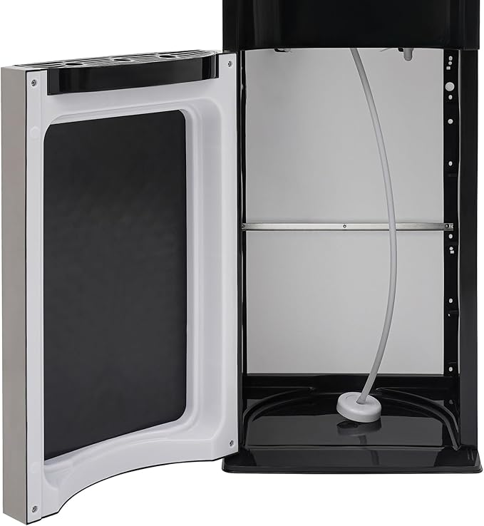 TFCFL Bottom Loading Water Cooler Dispenser with 3 Temperature Settings of Hot, Cold, Room Water, Home Standing Water Dispenser, Hot and Cold Water Dispenser (Silver Grey)