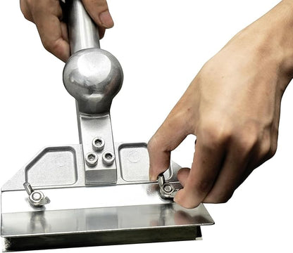 Professional Heavy Duty Grill Scraper for Flat Tops with Stainless Steel Scraper Blade, Flat Top Scraper for Griddle with Ergonomic Aluminum Handle, Ideal for Griddle, Outdoor Grill Cleaning