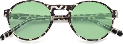 Sleep Glasses for 99.9% Blue Light Glasses Dual AR Coatings Green Lens for Computer Gaming Reduce Eyestrain