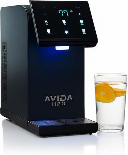 Ultra Instant Hot and Cold Water Dispenser - Bottleless Water Dispenser Countertop with Full Installation Kit and Quiet Multi-Stage Filtration + UV Sterilization & Modern Touchscreen Design