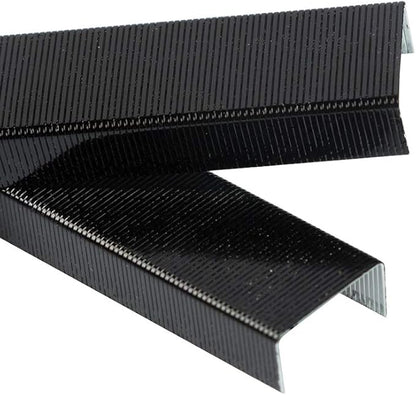 JAM PAPER Standard Size Colorful Staples - Jet Black - 5000/box