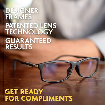 Prospek Blue Light Blocking Glasses For Men DYNAMIC +1.75 Diopters - High Optical Quality Lenses - Regular Size