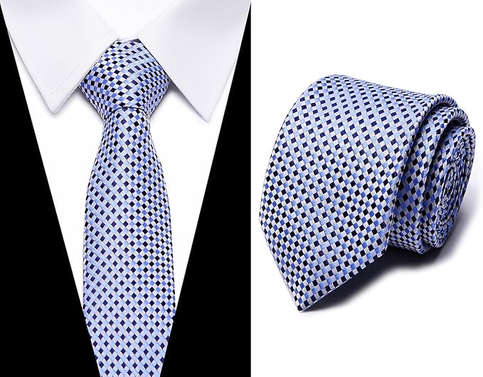 Tie For Men Necktie Woven Jacquard Neck Ties Set 6 PCS