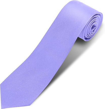 Men's Ties Solid Pure Color 3.15" (8CM) Necktie Plain Formal Business Wedding Black Ties For Men