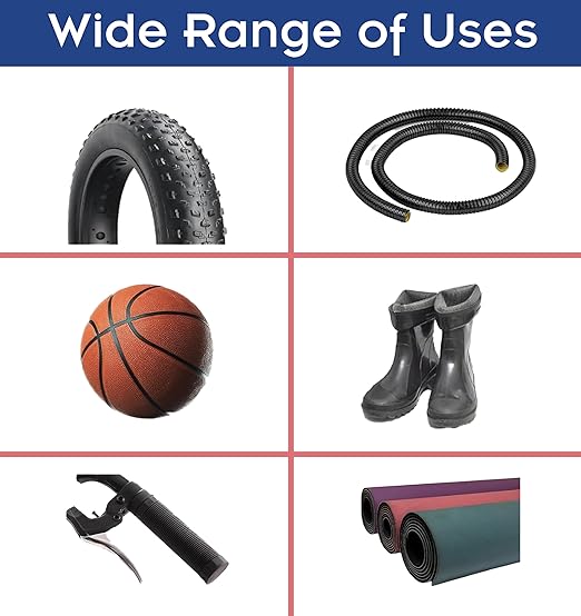 Black Rubber Glue,Super Instant Glue Bonding Between Rubbers,Rubber and Other Materials;Instant Cement for Tire,Tube, Edge,etc(20g)