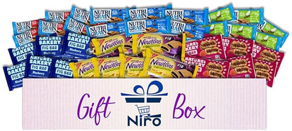 Niro Gift Basket Assortment | Healthy Snack And Fruit Bar Variety Pack | 6 Of Each Flavor 36 Single Wrapped Bars Total