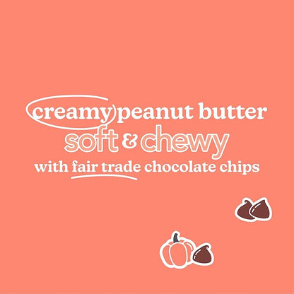 Love + Chew Tasty, Gluten Free Cookies - Pumpkin Chip 10 Count - Vegan - Healthy, Paleo, Non GMO Snacks - Individually Wrapped, Soft Baked Cookies - Made from High Protein Almonds - 2 Ounce Each