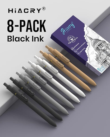 Fidget Gel Pens 16 Pack-0.7mm Fine Point Black Ink, Smooth Writing Pens, Quick-Dry Black Ink for Journaling, School & Office Supplies, Long Lasting Aesthetic Pens, Gift for Men (Classic Color)