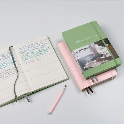 LEUCHTTURM1917 - Some Lines A Day - 5 Year Memory Notebook - Hardcover Journal 366 Pages for 5 Years of Entries (Black)