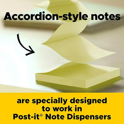 Post-it Pop-up Notes, 3x3 in, 5 Pads, America's #1 Favorite Sticky Notes, Assorted Colors, Clean Removal, Recyclable (3301-5AN)