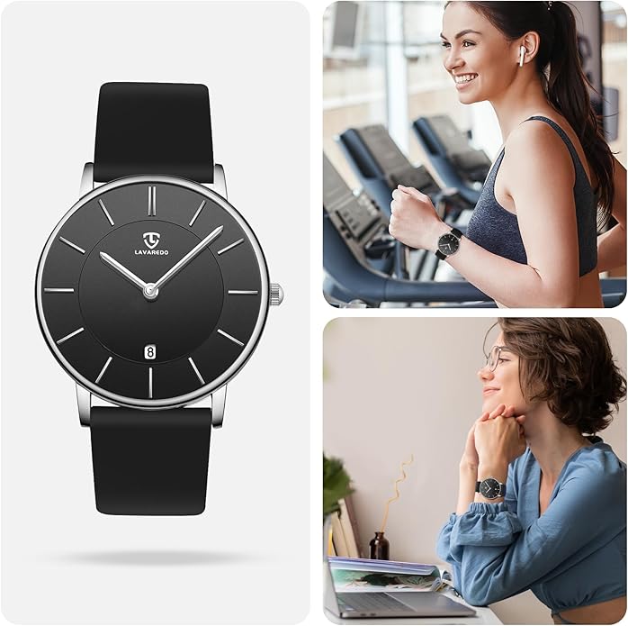 BEN NEVIS Watch, Mens Watch, Minimalist Fashion Simple Wrist Watch Analog Date with Leather Strap