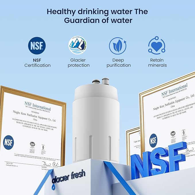 GLACIER FRESH Faucet Filter Replacement, Replacement for Brita Faucet Filter, 36311 On Tap Water Filter, Compatible with FR-200, FF-100, and All Brita Tap Water Filters (Pack of 1)