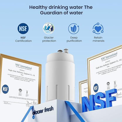 GLACIER FRESH Faucet Filter Replacement, Replacement for Brita Faucet Filter, 36311 On Tap Water Filter, Compatible with FR-200, FF-100, and All Brita Tap Water Filters (Pack of 1)