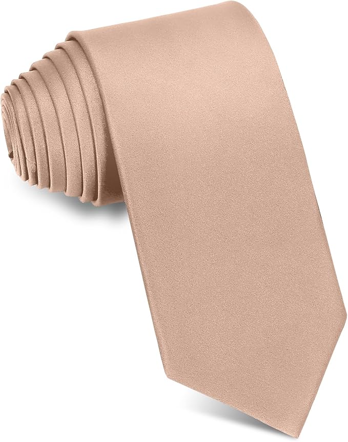 Men's Ties Solid Pure Color 3.15" (8CM) Necktie Plain Formal Business Wedding Black Ties For Men