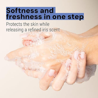 Panier des Sens - Liquid Hand Soap Refills – Blooming Iris Foaming Hand Soap Refill – French Coconut Oil Moisturizing Hand Wash - Kitchen & Bathroom Hand Wash- Soft Soap Refill 96% Natural - 34 Floz