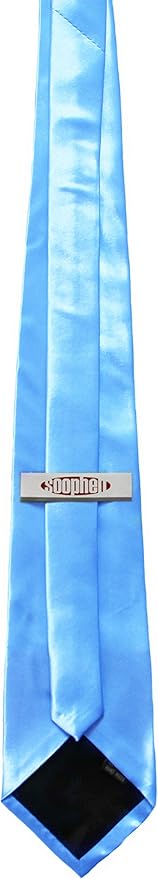 Soophen Mens Necktie 3.75" Tie Solid Color Ties