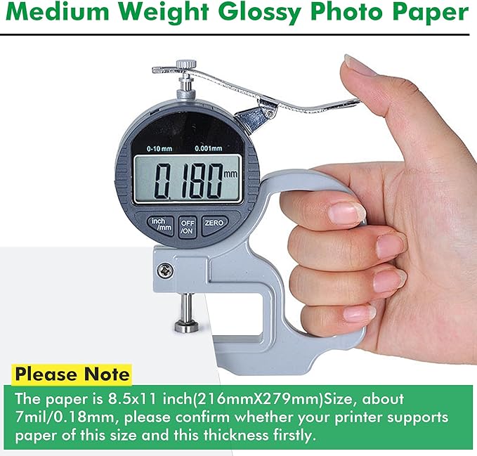 Koala Brochure Paper Double Side Glossy for Printing Photo 8.5X11 Inches 100 Sheets Compatible with Inkjet Printer 42LB
