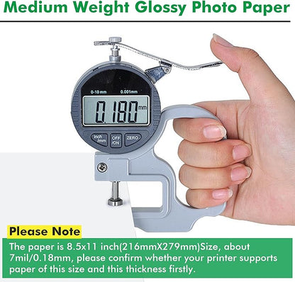 Koala Brochure Paper Double Side Glossy for Printing Photo 8.5X11 Inches 100 Sheets Compatible with Inkjet Printer 42LB