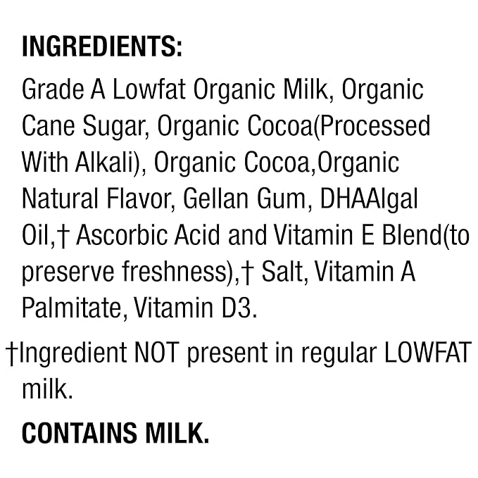 Horizon Organic Shelf Stable 1% Lowfat DHA Omega-3 Chocolate Milk Boxes, 8 fl oz, 6 Count - 8g Protein per Serving, USDA Organic UHT from Pasture-Raised Cows, Ready to Drink for Lunchbox, Travel, or On-the-Go, No Refrigeration Needed
