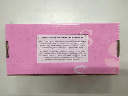 SHALL Light Duty Staple Gun for Wood - Pink Upholstery Staple Gun with 1600pcs JT21 Staples 1/4, 5/16, 3/8 inch and Staple Remover - Women Staple Gun for Crafts, Fabric Stapler Gun for DIY, Decoration