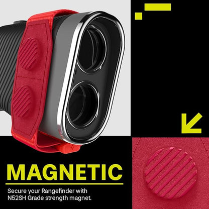 Spigen MAG-iT Magnetic Golf Rangefinder Strap Designed for AirTag/TagMe Tracker and GPS for Golf Cart