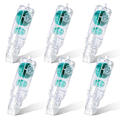 6-Packs Replacement Tape Roller Core Scrapbooking Tape Pen, 0.24IN * 118FT in Total, Journaling School Office Supplies for Kids and Adults to Reduce Long-Term Costs