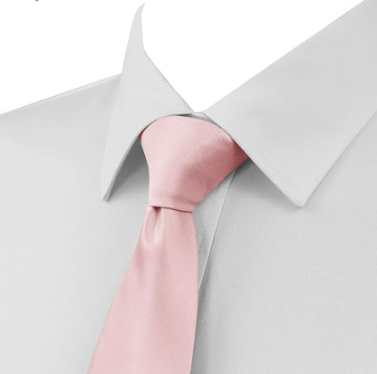 trilece Ties for Men - Men's Solid Color Ties - Formal Neckties for Men - Neck Tie for Man