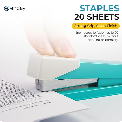 50,000 Standard Staples - 1/4 Inch Length, 210 per Strip, Jam-Free Chisel Point, Staples for Stapler, Replacement, Fits Standard Staplers, 10 Boxes of 5,000 Each, by enday