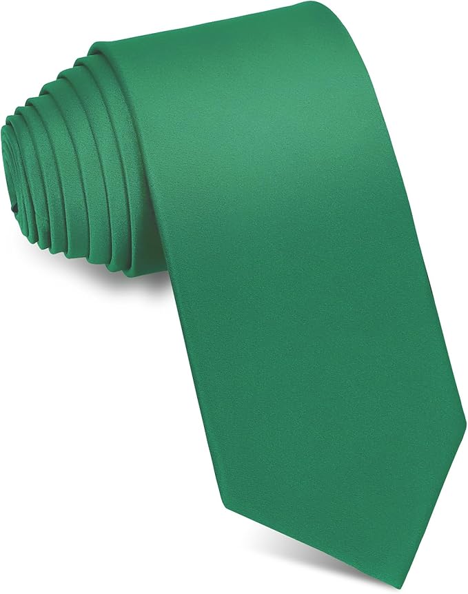 Men's Ties Solid Pure Color 3.15" (8CM) Necktie Plain Formal Business Wedding Black Ties For Men