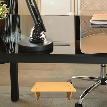 Ergonomic Wide Feet Stand Under Desk Footrest for Adults with Bevel Support Non-Slip Office Foot Stool for Improved Posture and Comfort at Work Home