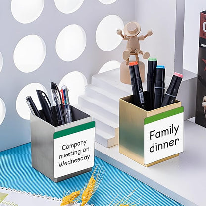 Square Sticky Note Pads Magnets 3X3,Dry Erase Magnets,Write on Small Magnetic Boards,Writing Message Pads on Fridge 18 Pieces