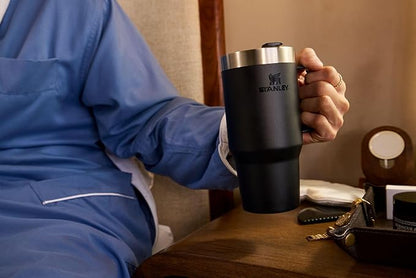 STANLEY The Everyday Suburban Mug | 24 oz | Drink Through Lid | Cup for Coffee, Tea and Drinks | Insulated Stainless Steel Coffee Mug | BPA-Free | Black 2.0
