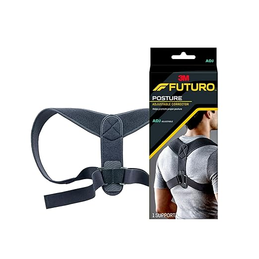 FUTURO Posture Corrector, Fits Men and Women, Helps Promote Better Posture, Back Support, Doctor Developed, Adjustable