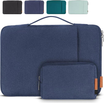 DOMISO Laptop Case Laptop Sleeve Cover for 16 inch MacBook Pro M4/M3/M2/M1 Pro/Max A3403 A3186 A2991 A2780 A2485 A2141,Compatible with 15.6 inch HP Lenovo Dell XPS 16 with Small Case,Navy