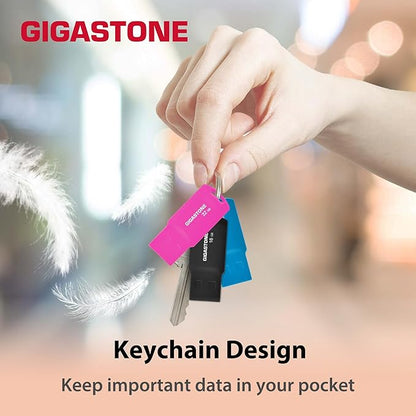 GIGASTONE V70 32GB 10-Pack USB 2.0 Flash Drive Thumb Drive Memory Stick Pen Drive Capless Design Pen Drive