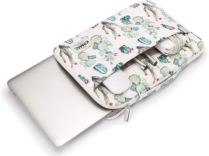 Kinmac 360° Heavy Duty Protective Laptop Sleeve Case Bag Cover with Handle for MacBook Air 13 inch,iPad Pro 13 inch and 13.3 inch HP,Dell,Lenovo,Asus,Acer Laptop (Cactus)
