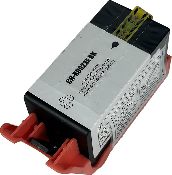 Remanufactured Ink Cartridge 4 Pack for HP 923e Ink Cartridge for OfficeJet Pro 8122e 8125e 8135e 8138e 8139e