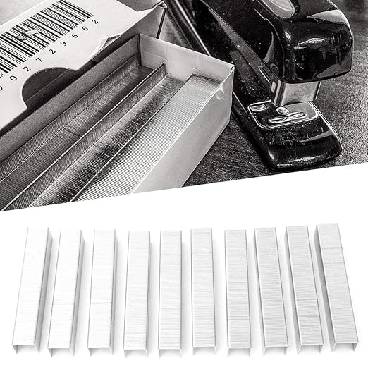 1000PCS Staples Refill, 23/13 Strong Penetrating Power Heavy Duty Staple Multipurpose Home Office Supplies for Binding Paper Book