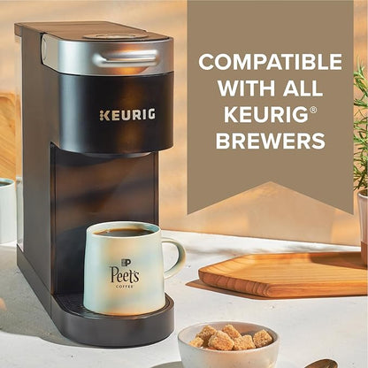 Peet's Coffee, Medium Roast Keurig K-Cup Pods - Single Origin Brazil 60 Count (6 Boxes of 10 K-Cup Pods)