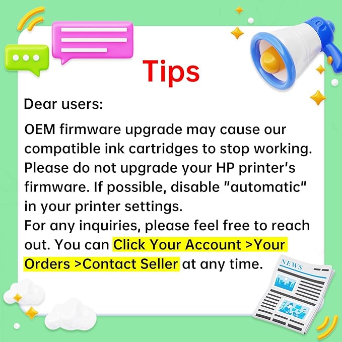 SAILNER 67XL HP Printer Ink, Replacement for HP Ink 67 for HP 67 Ink cartridges Black/Color Combo Pack, Compatible with DeskJet 2755e 2855e 2700e 4155e 2734e 2827e 4100e Envy 6055 6455e Printer 67XL