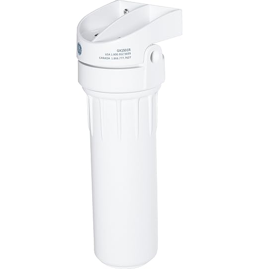 GE Water Filter System for Entire Home, Water Filtration System Reduces Lead, Asbestos & More, Install Kit & Accessories Included, Replace Filters (FXUTC, FXULC, FXUVC) Every 6 Months, GX1S01R