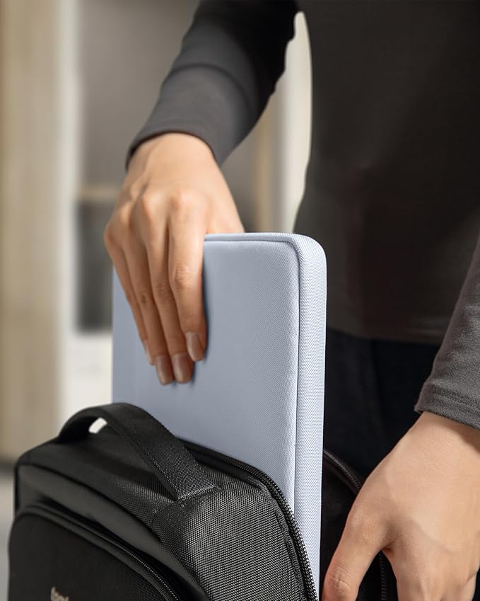 tomtoc Slim Laptop Sleeve for 14-inch MacBook Pro M5/M4/M3/M2/M1 Pro/Max 2025-2021, Water-Resistant Protective Case for 13.8 Inch Surface Laptop AI PC, Accessory Bag
