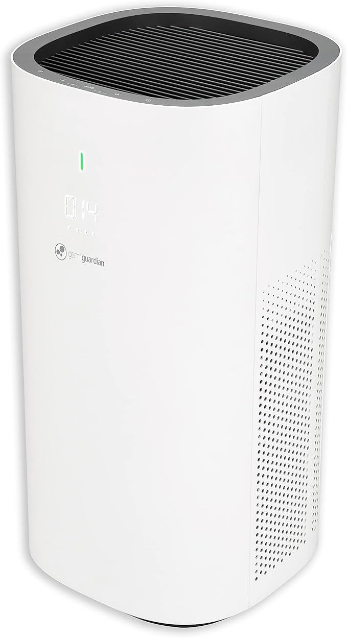 GermGuardian® AC9600W Powerful Large Room Air Purifier with HEPA Filter, UV-C, Odor Reduction & Air Quality Sensor
