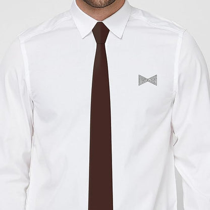 Men's Oxford Matt Neckties Solid Color for Adults Tuxedo Classic Design, by Bow Tie Hosue