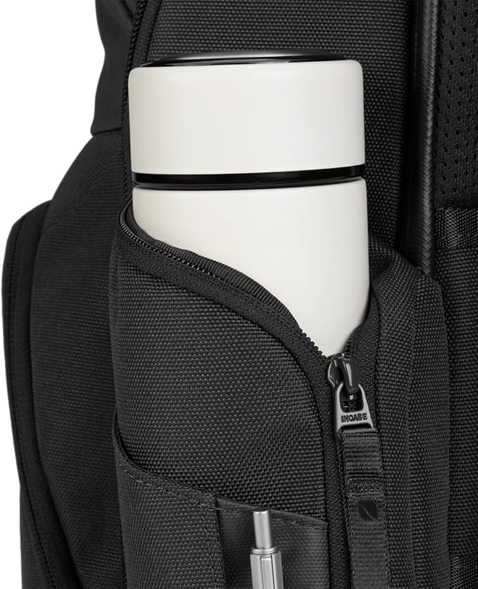 Incase A.R.C. Commuter Backpack 26L – Work and Laptop Bag – Fits up to 16 inch Laptop and MacBook – RFID Pocket, 6 Zippered Compartments, Tablet Sleeve – Everyday and Travel Backpack – Black