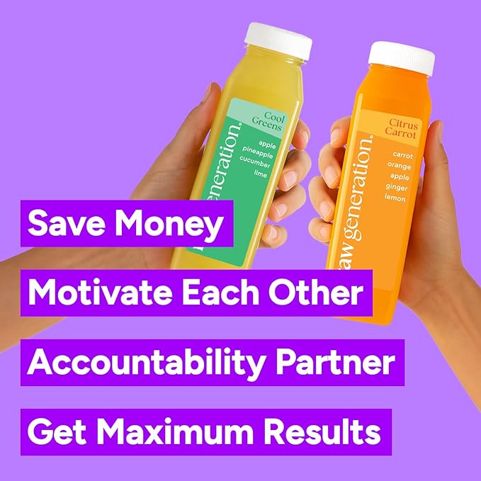 Raw Generation Cleanse for 2 – Cleanse with a Partner for Maximum Results – Two 5-Day Skinny Cleanses to Lose Weight, Detox, Reduce Bloating, Increase Energy & Reset Your Diet