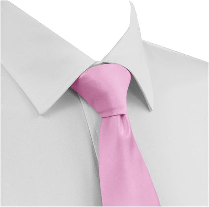 trilece Ties for Men - Men's Solid Color Ties - Formal Neckties for Men - Neck Tie for Man